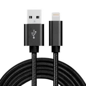 Câbles de charge iPhone 1 m en nylon USB A vers Lightning